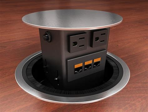 audio visual junction boxes|Conference Room Table Boxes .